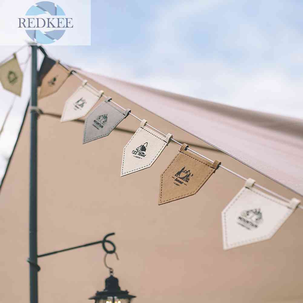 Cờ Bằng Vải Nỉ Gọn Nhẹ Kèm Dây Có Thể Điều Chỉnh Dùng Khi Đi Cắm Trại