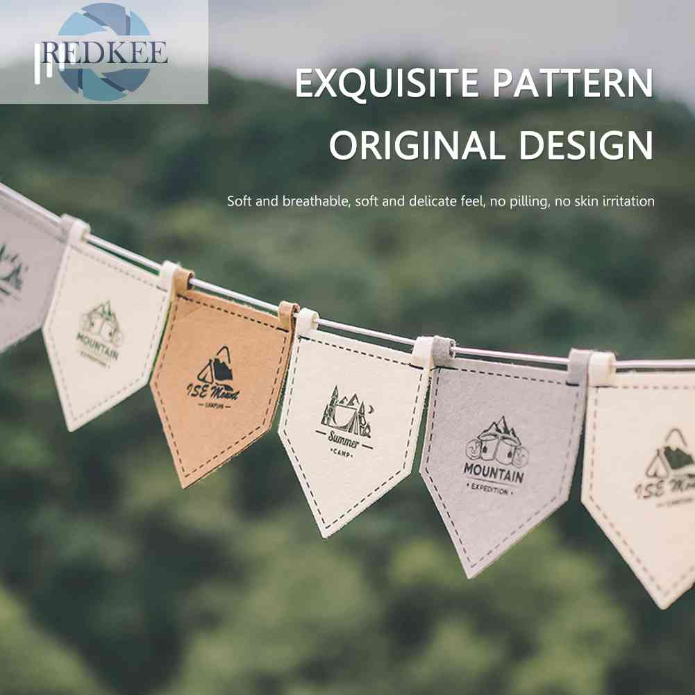 Cờ Bằng Vải Nỉ Gọn Nhẹ Kèm Dây Có Thể Điều Chỉnh Dùng Khi Đi Cắm Trại