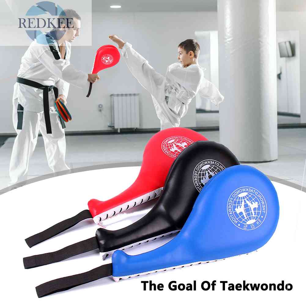 Đích Đấm Đá Cầm Tay Bằng Da PU Màu Sắc Ngẫu Nhiên Di Động Dễ