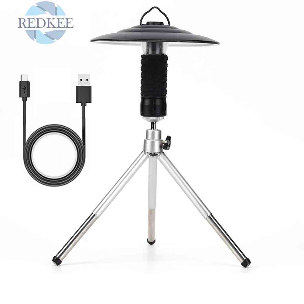 Đèn Pin Cắm Trại 3 Chế Độ Kèm Phụ Kiện Đen