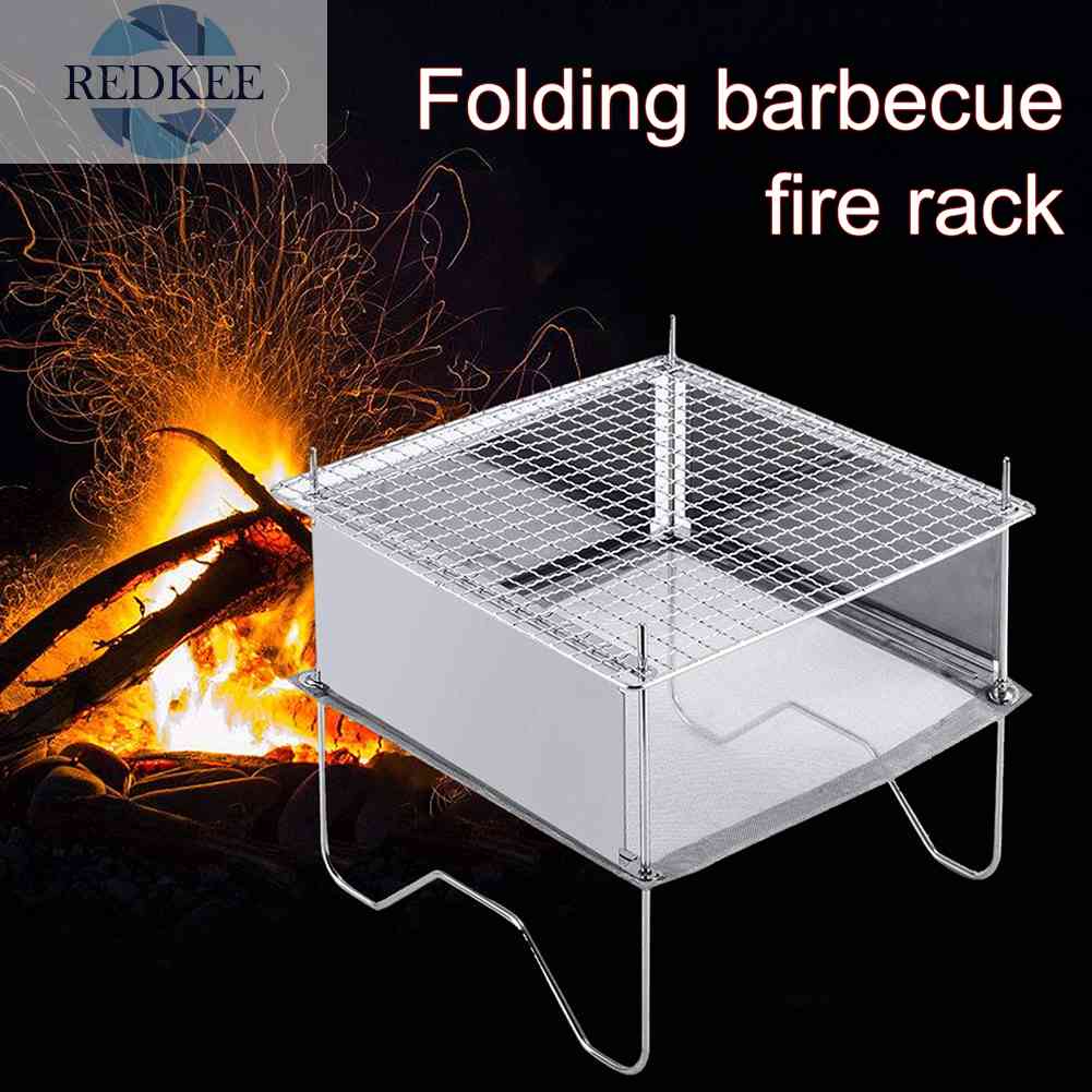 Bếp Lửa Củi Gấp Gọn Tiện Dụng Cho Hoạt Động Cắm Trại Ngoài Trời