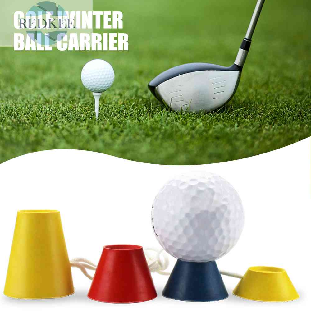 Bộ 4 Giá Đỡ Bóng Golf Bằng Cao Su Gọn Nhẹ Tiện Dụng