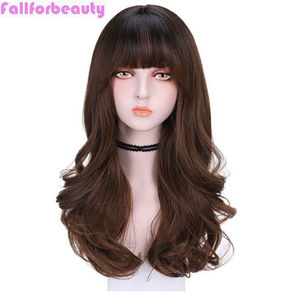 Tóc Giả Dài Gợn Sóng Bằng Sợi Tổng Hợp Cách Nhiệt Cho Nữ