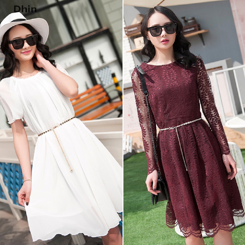 Thắt Lưng Đính Hạt Ngọc Trai Có Thể Điều Chỉnh Thời Trang Cho Nữ