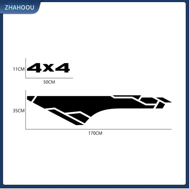 ☃Nhà Cửa☃ 1 Set Sticker D-2498 Dán Trang Trí Xe Hơi