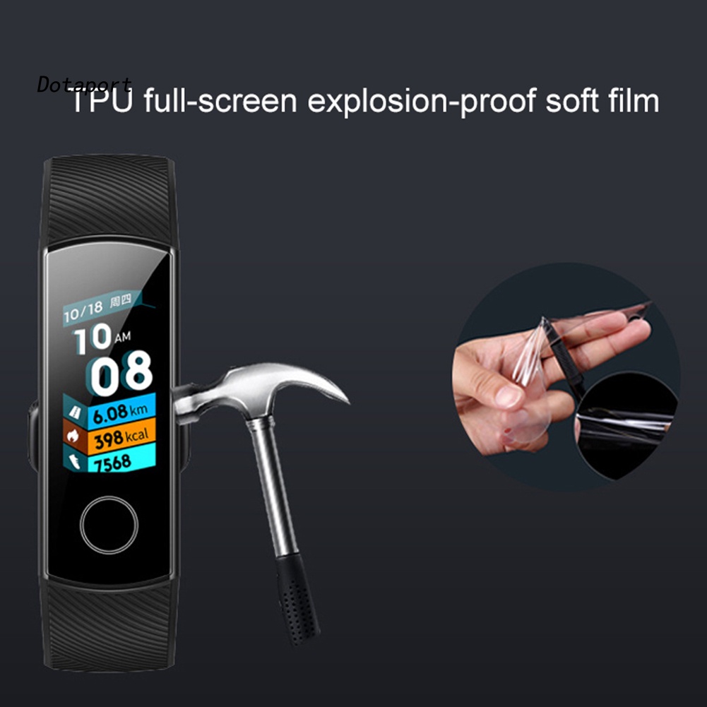 Set 3 MiếNg DáN TPU ChốNg CháY Nổ Cho Huawei Honor Band 5
