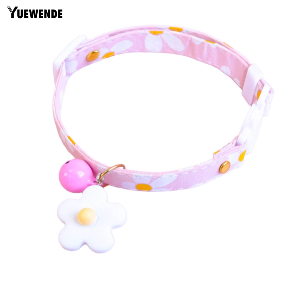 Ye.b Vòng Cổ Thủ Công Mịn Màng Có Chuông Sành Điệu Dành Cho Chó Mèo