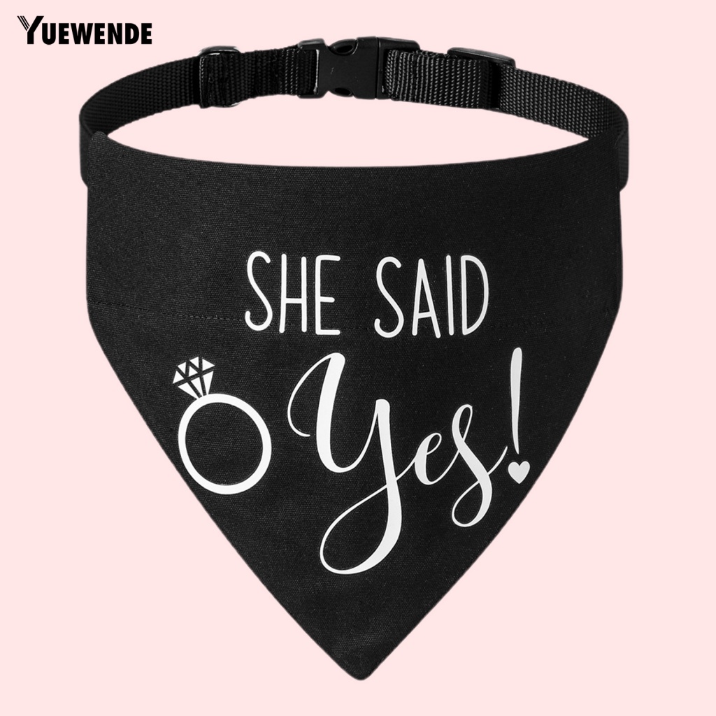 Ye.b Khăn Bandana Màu Đen Thoải Mái Dành Cho Thú Cưng