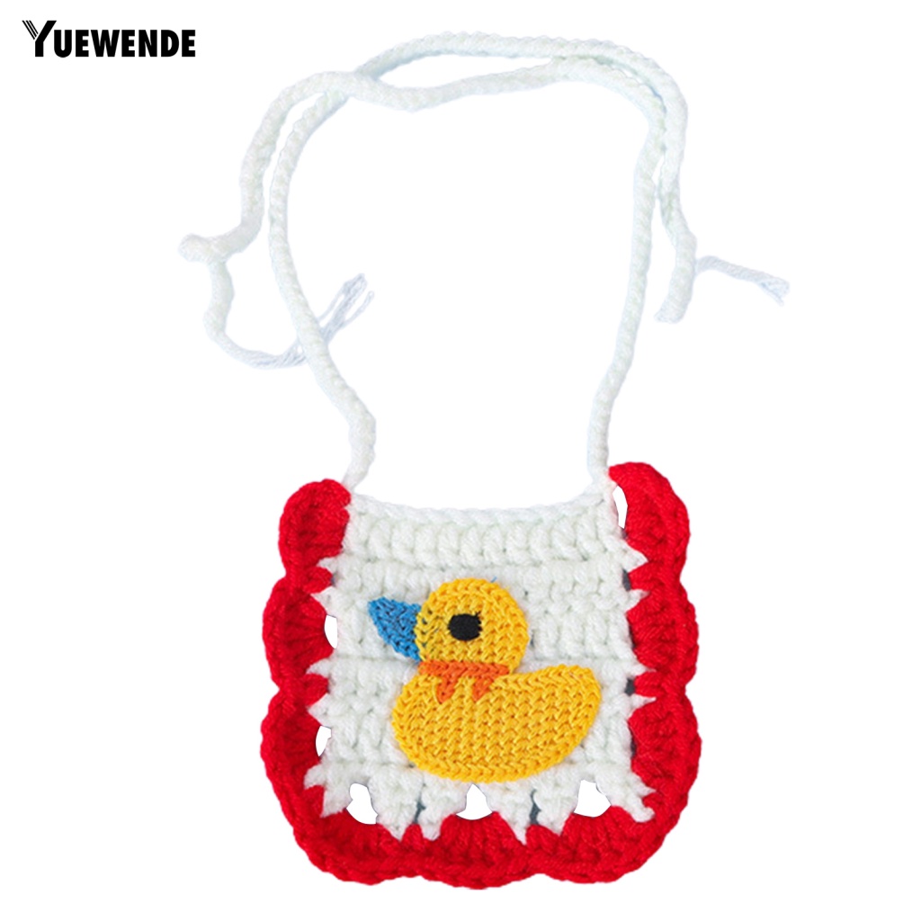 Yếm Ăn Màu Sắc Tươi Sáng Hình Vịt Vàng / Khủng Long / Cà Rốt Cho Thú Cưng