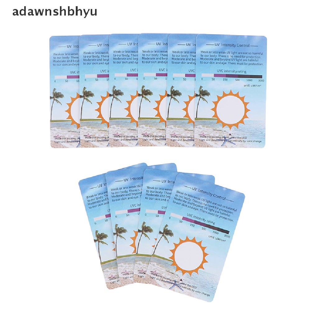 Bộ 10 Thẻ Thử Điện Đèn UVB Chuyên Dụng Cho Bò Sát