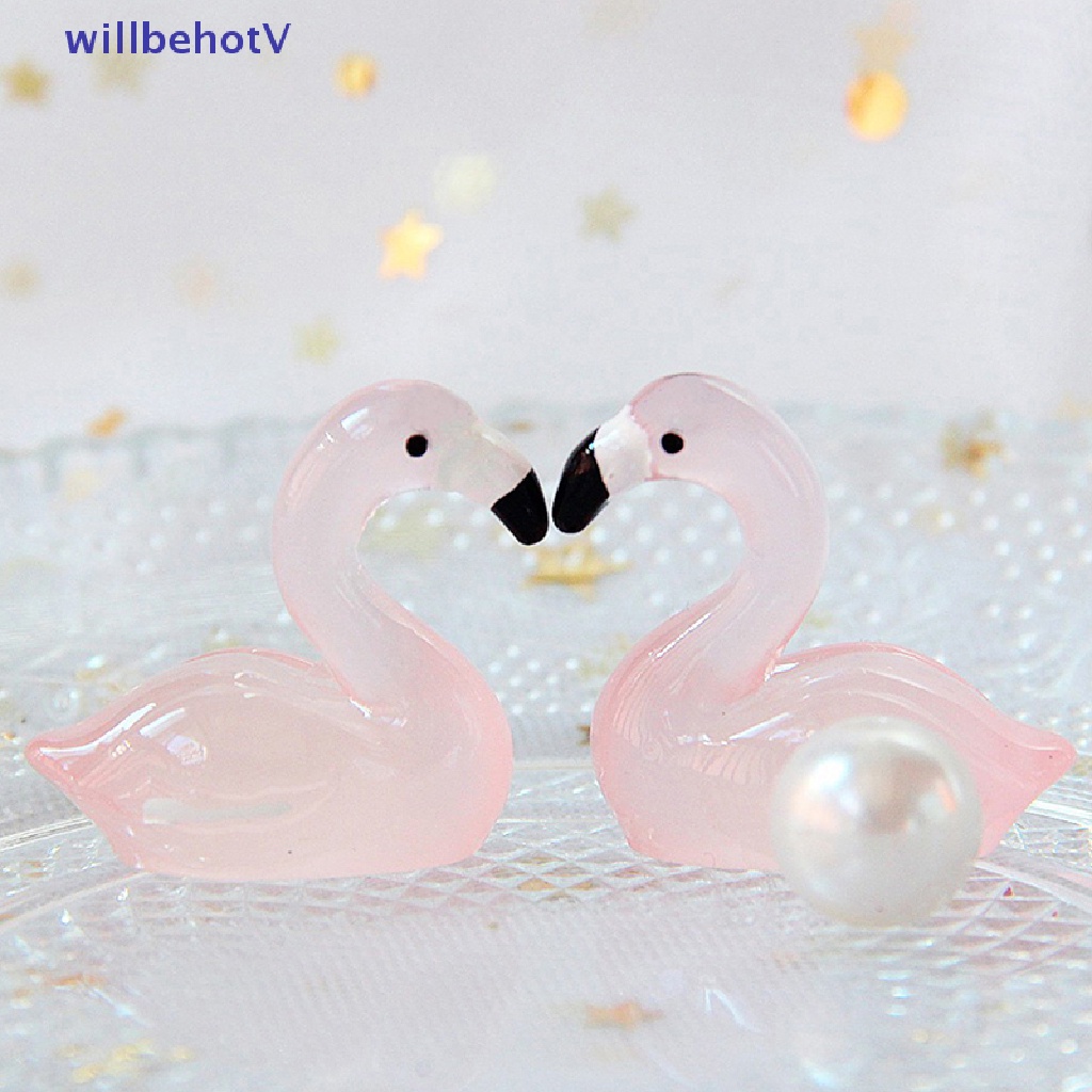 Set 10 Chú Vịt Mini Bằng Nhựa Phát Quang Trang Trí Giáng Sinh / Sinh Nhật / Tiệc Tùng