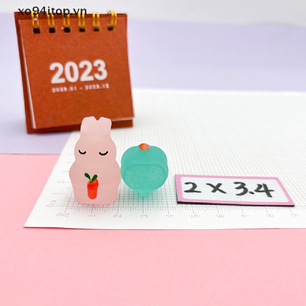 Xoitop Set 5 Tượng Resin Dạ Quang Phát Sáng Trong Bóng Tối Dễ Thương Trang Trí Tiểu Cảnh