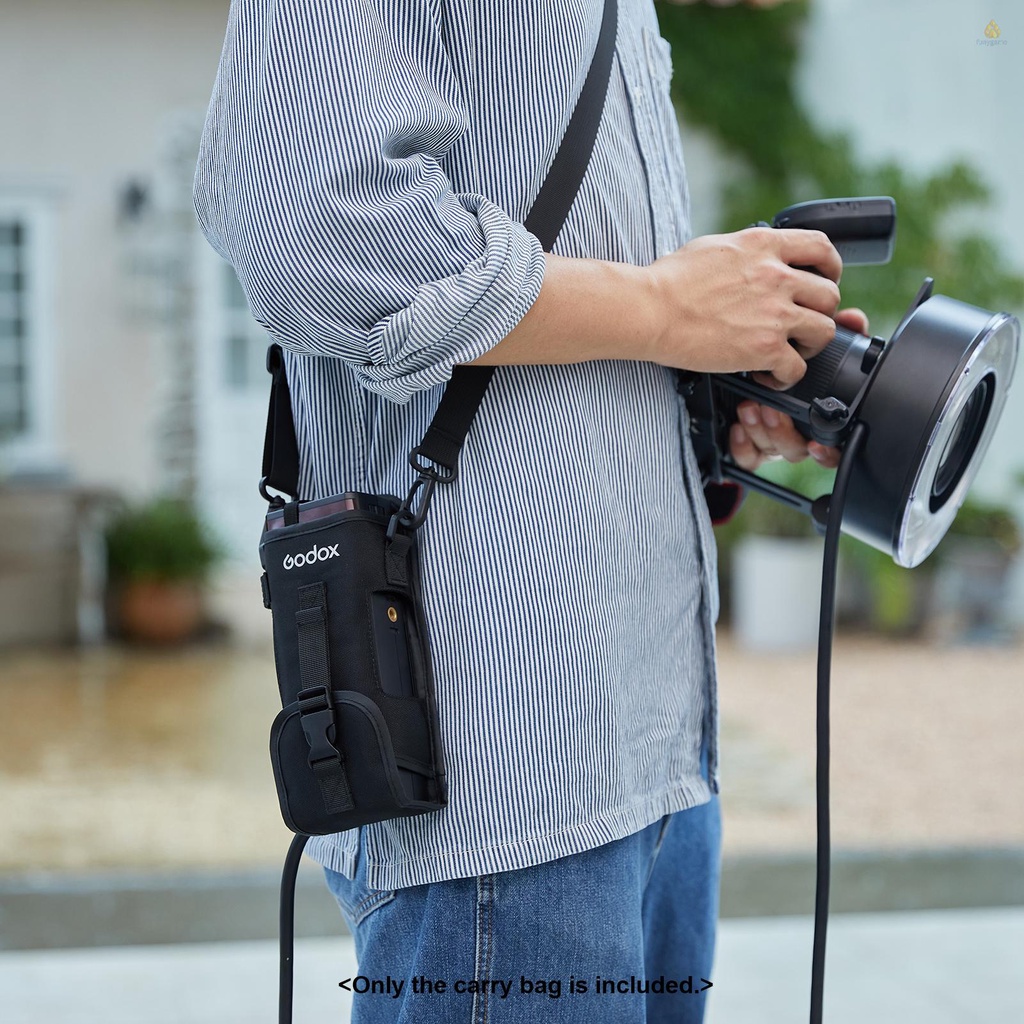 Túi Đựng Đèn Flash Godox CB-57 Có Dây Đeo Vai Tùy Chỉnh Cho Godox AD200 / AD200Pro