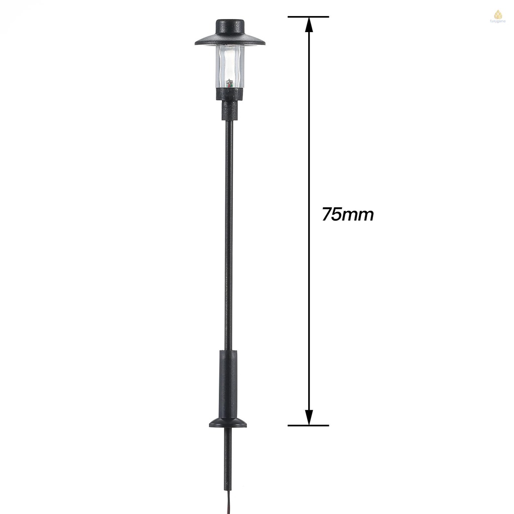 Set 10 Đèn Đường Ánh Sáng Trắng FT12 Trang Trí Sân Vườn