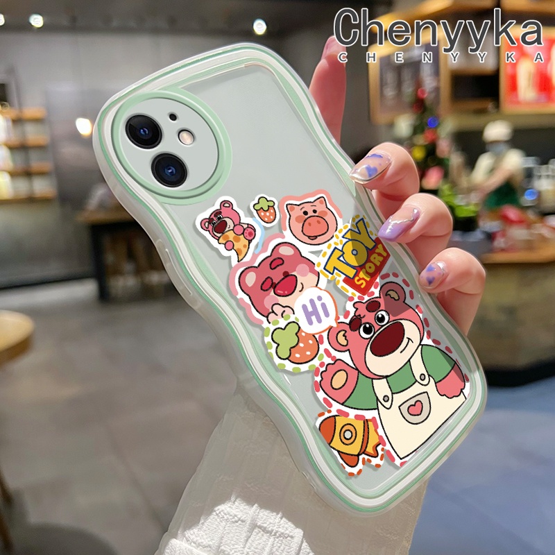 Ốp Điện Thoại Silicone Mềm Chống Sốc In Hình Gấu / Dâu Tây Cho Realme 3 Pro Realme 3i 3i