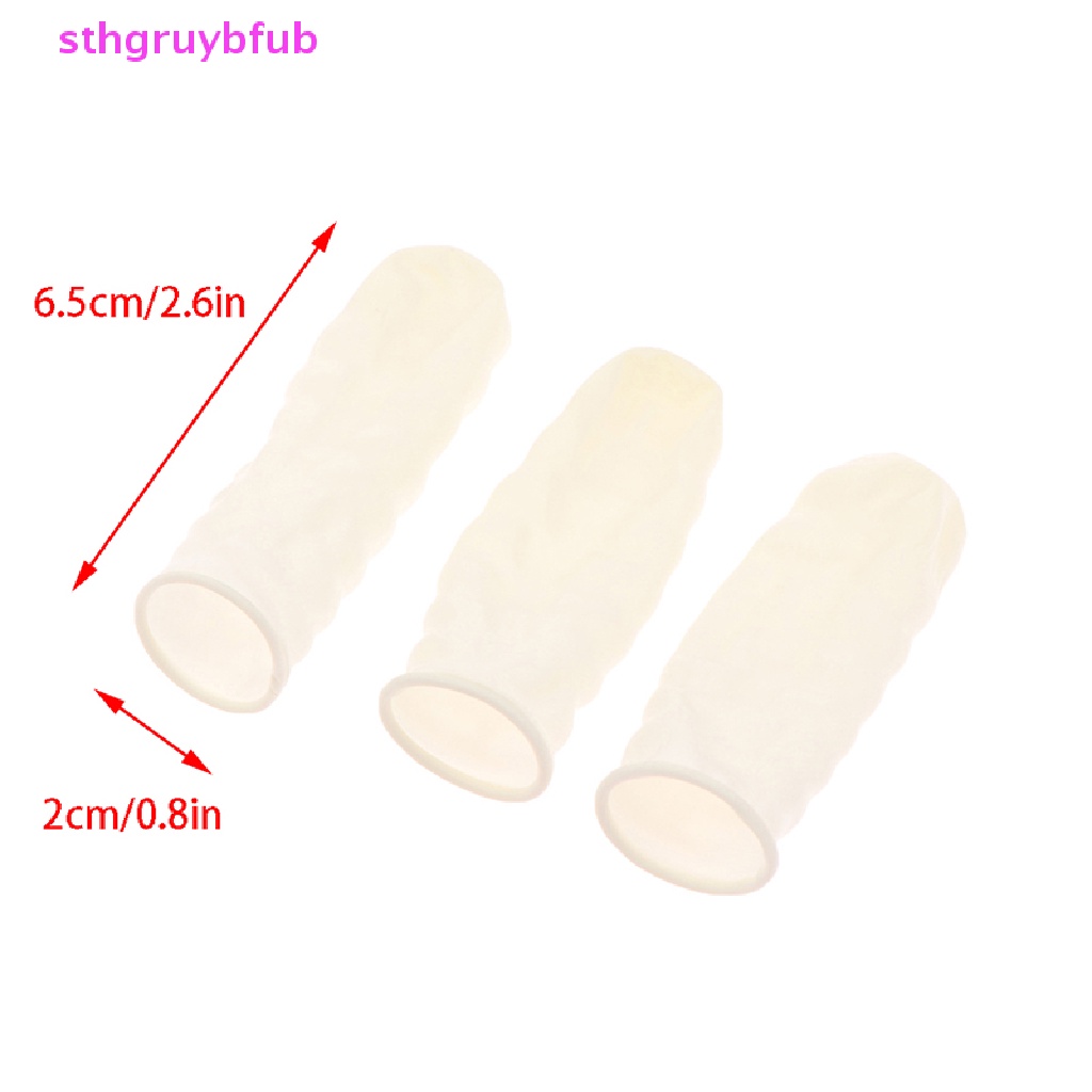 Set 100 / 200 / 300 Găng Tay Nhựa Latex Bảo Vệ Ngón Tay Khi Làm Móng