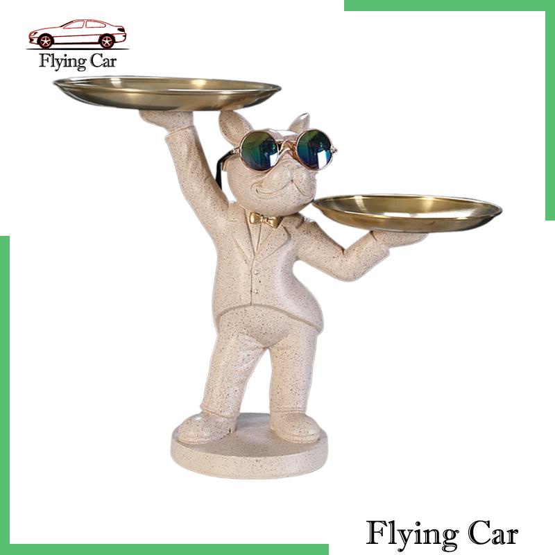 Giá Đỡ Kẹo Hình Chú Chó Bằng Nhựa Resin Để Bàn Trang Trí