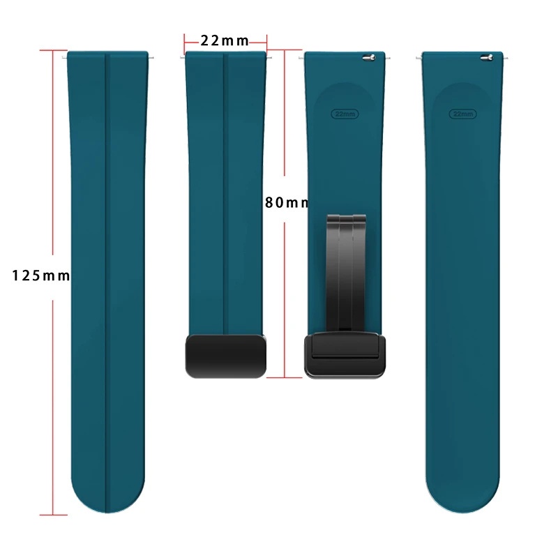 Dây Đeo Bằng Silicone Có Khóa Nam Châm Cho Garmin Venu 2 Plus / Garmin Venu 2 / Garmin Venu 2s