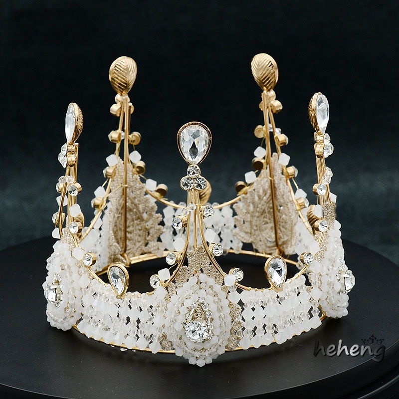 Toàn Bộ Vương Miện Đính Đá Phong Cách Cổ Điển Sang Trọng Dành Cho Nữ�