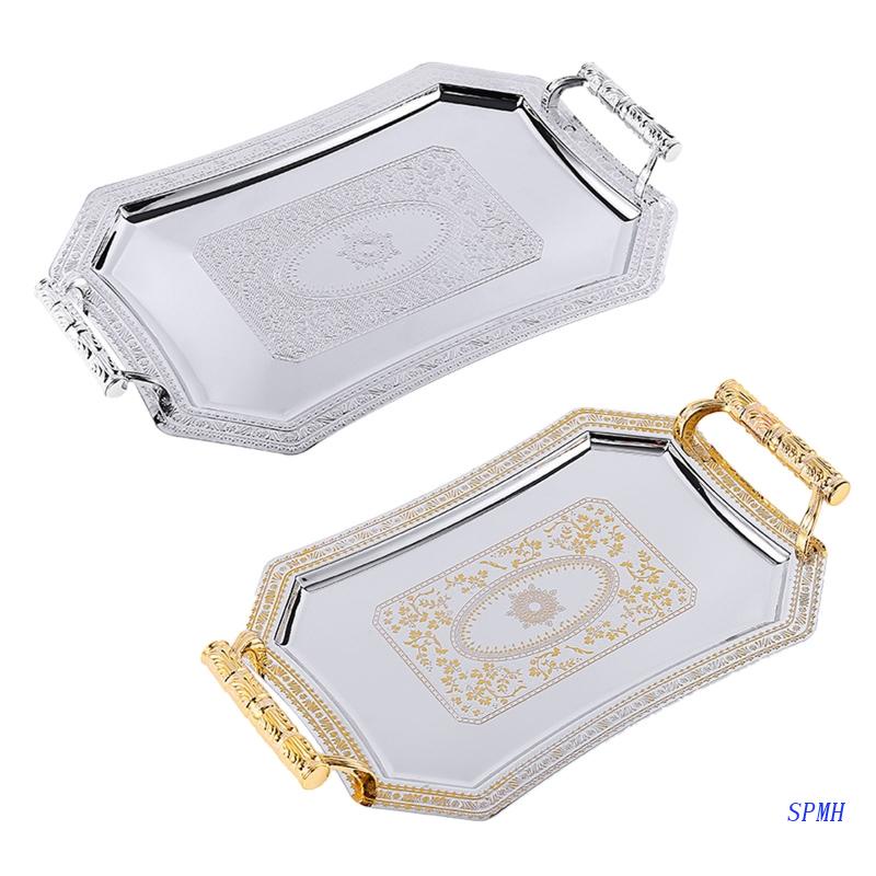 Khay Đựng Đồ Đa Năng Bằng Thép Không Gỉ Kiểu Dáng Thanh Lịch