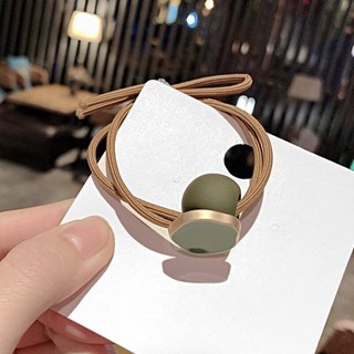 Dây Cột Tóc Cao Su Đính Hạt Phong Cách Hàn Quốc Đơn Giản