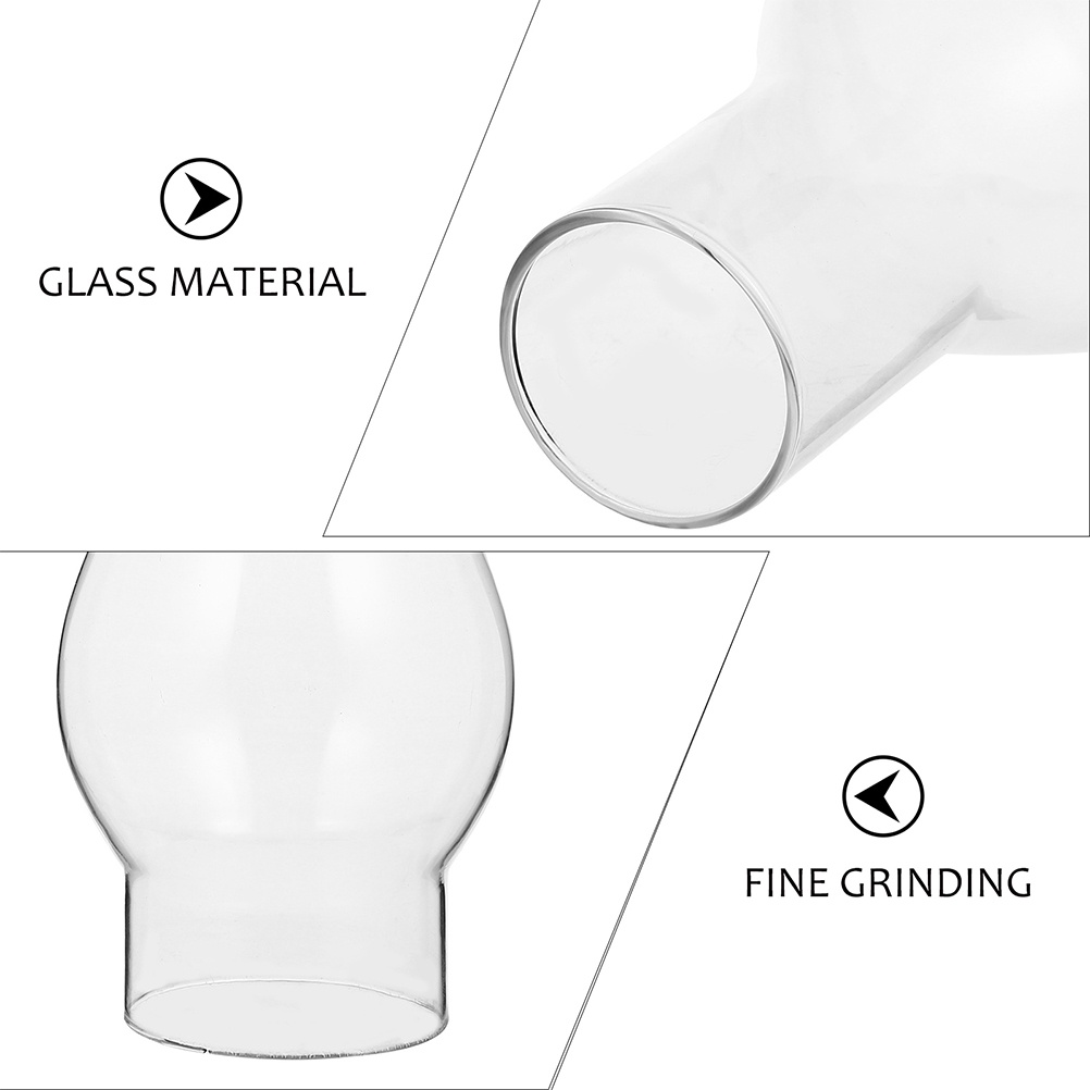 Set 2 Chụp Đèn Thủy Tinh Treo Trần Nhà Hình Vương Miện Cổ Điển