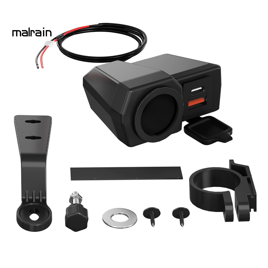 1 Bộ Sạc Điện Thoại USB 5V Tiết Kiệm Năng Lượng Chống Thấm Nước Cho Xe Máy