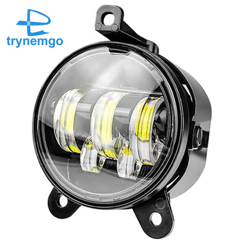 Cặp Đèn Pha LED Sương Mù Hình Tròn 3.5 Inch Cho Xe Hơi Lada