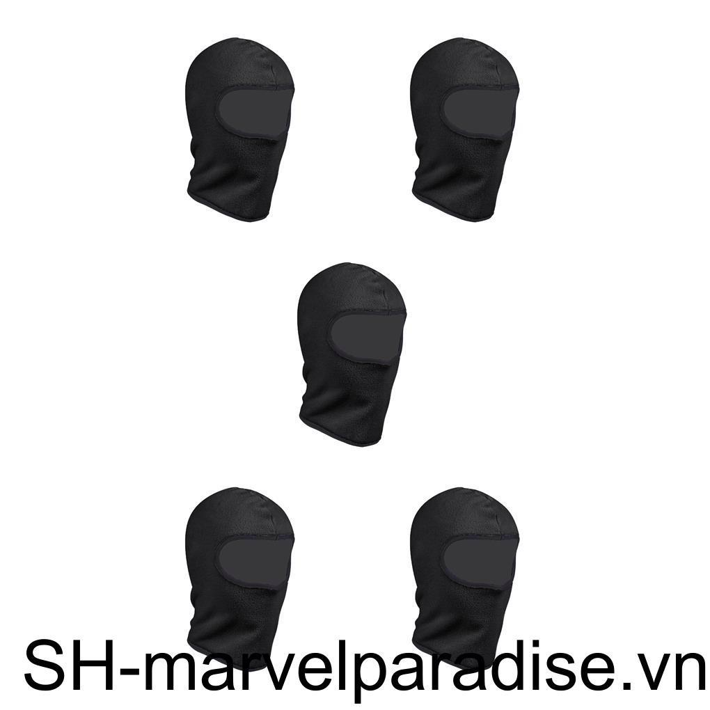 Set 1 / 2 / 3 / 5 Khẩu Trang Balaclava Bảo Vệ Mặt Chống Bụi Màu Sắc Đơn Giản Tiện Dụng Khi Lái Xe Mô Tô