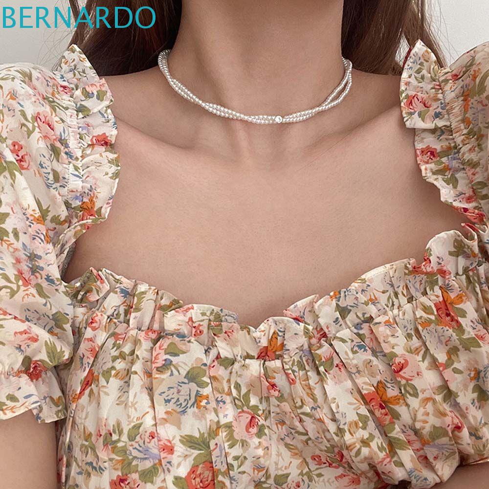 Vòng cổ Hai Lớp Xoắn Dây BERNARDO Thời Thượng Cho Nữ