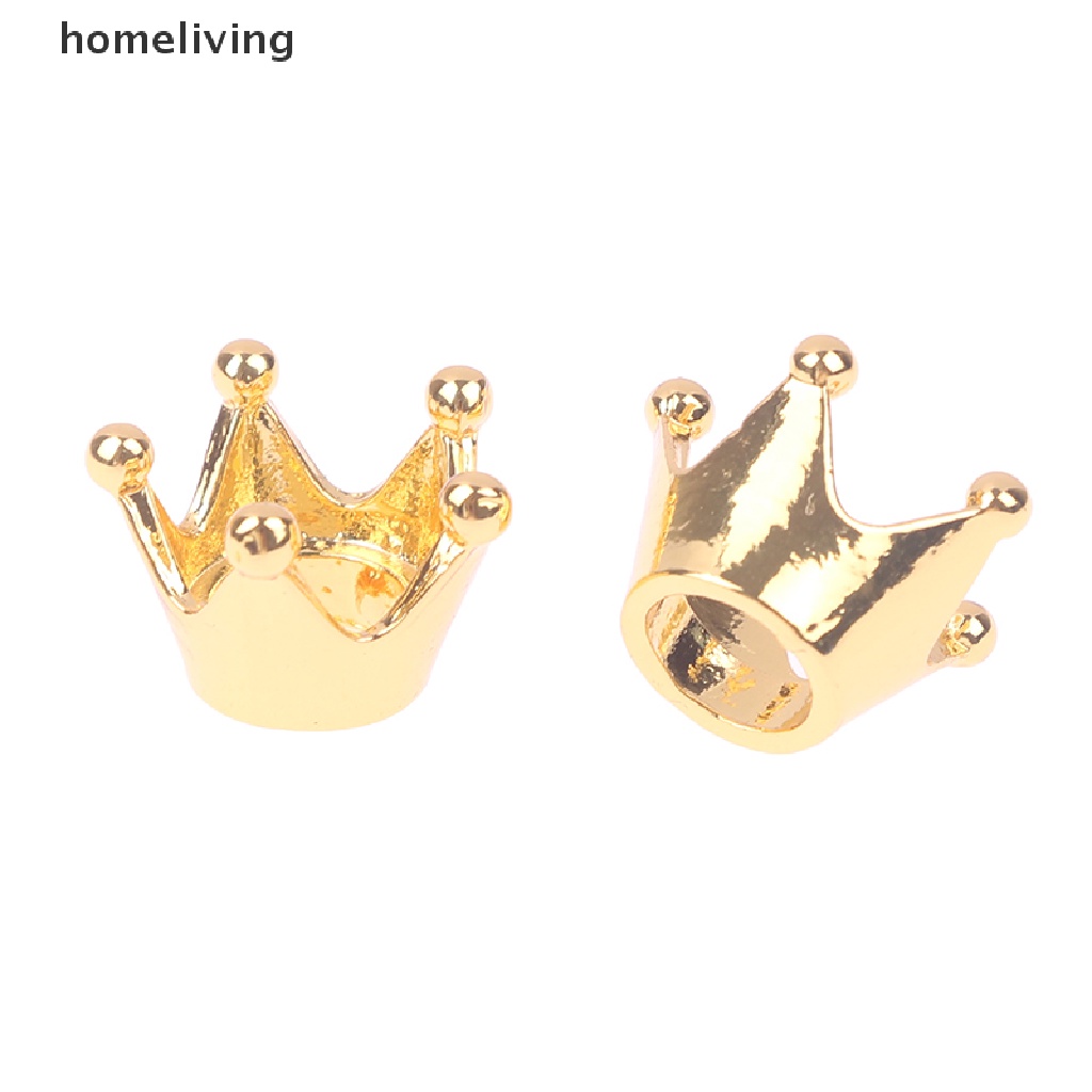 Bộ 5 Vương Miện Kim Loại Mini Trang Trí Nhà Búp Bê