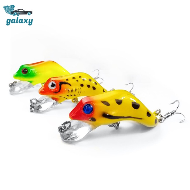 Galaxy Mồi Giả Câu Cá Hình Ếch 3d 5.5cm / 8.9g 3-4 Feet