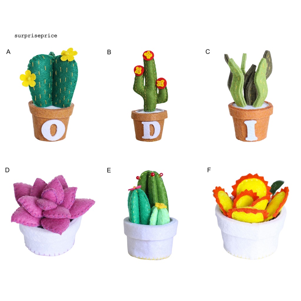 1 Gói Cây Mọng Nước Giả Bằng Vải Không Dệt Thân Thiện Với Môi Trường Cho Người Mới Bắt Đầu