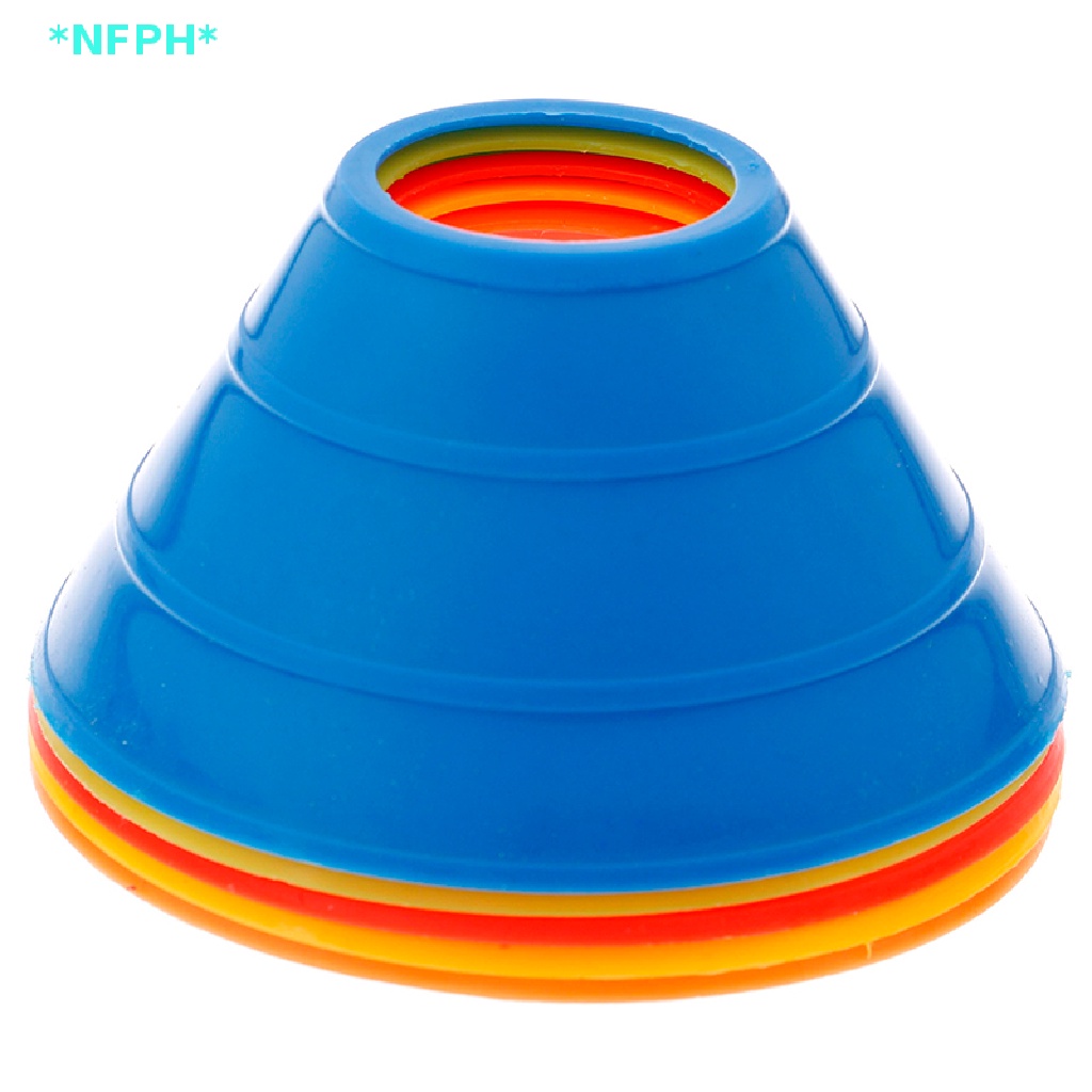Bộ 5 Đĩa Đánh Dấu Hình Nón Dùng Trong Luyện Tập Đá Banh Mới
