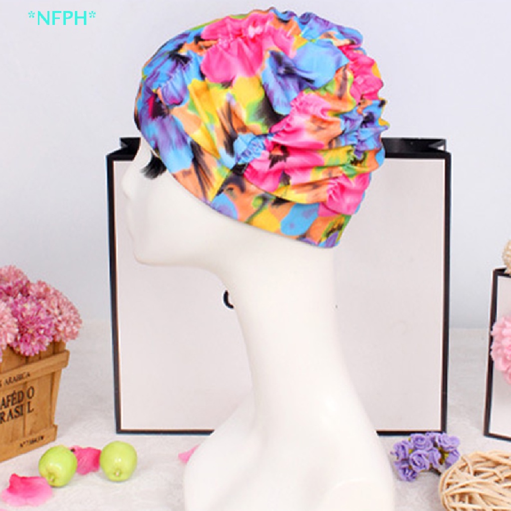 Nfph &gt; Mũ Bơi Co Giãn Kiểu Thể Thao Cho Nữ Mới