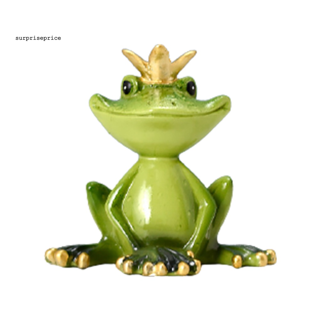 Tượng Ếch Bằng Nhựa Resin Nhiều Màu Sắc Trang Trí Sân Vườn