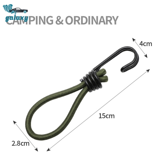 Galaxy Móc Khóa Dây Lều Cắm Trại Co Giãn Chống Gió