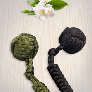 Security protecting Monkey Fist Self Defense Multifunctional Key Chain