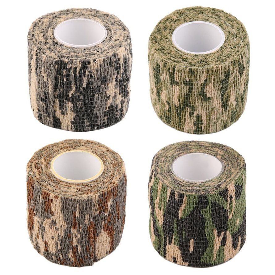 Camping Hunting Shooting Roll Men Army Adhesive Camouflage Tape Stealth Wrap