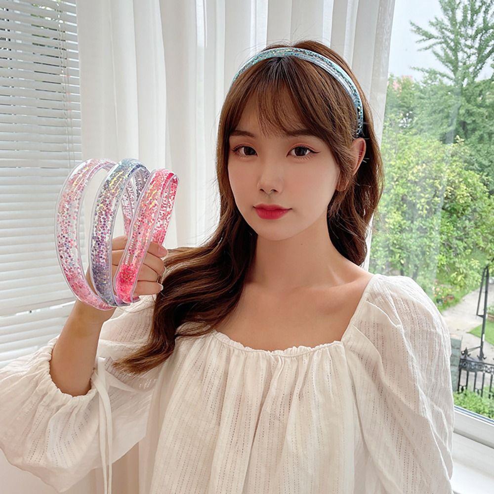 Cài Tóc Đính Hạt Kim Sa Lấp Lánh Cho Bé Gái