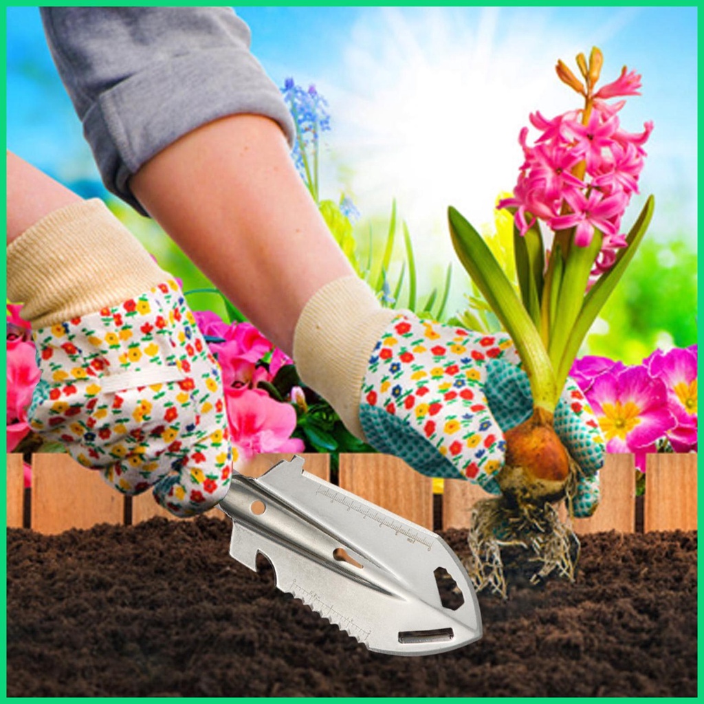 Xẻng Làm Vườn Đa Năng Bằng Thép Chịu Được Sức Nặng