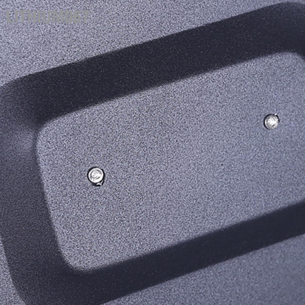 Lithium067 Hộp đựng tiền nhỏ có khóa Nhiều ngăn Mở hộp di động bằng thép không gỉ tay cầm