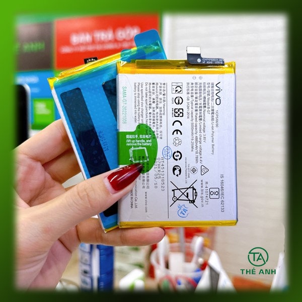 Pin linh kiện Vivo B-G7, Vivo Y3, Y11, Y12, Y15, Y17, U10, Z5x 4880, 5000mAh zin chuẩn pin nặng shop bao,