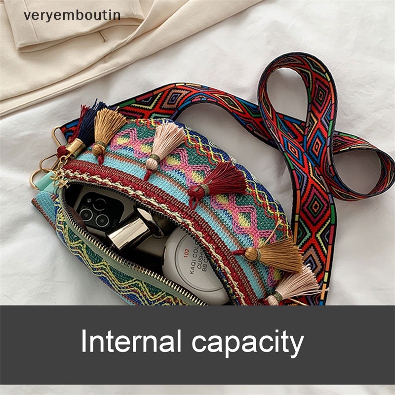 Túi Da Đeo Chéo Phối Tua Rua Phong Cách Retro Thời Trang Cho Nữ