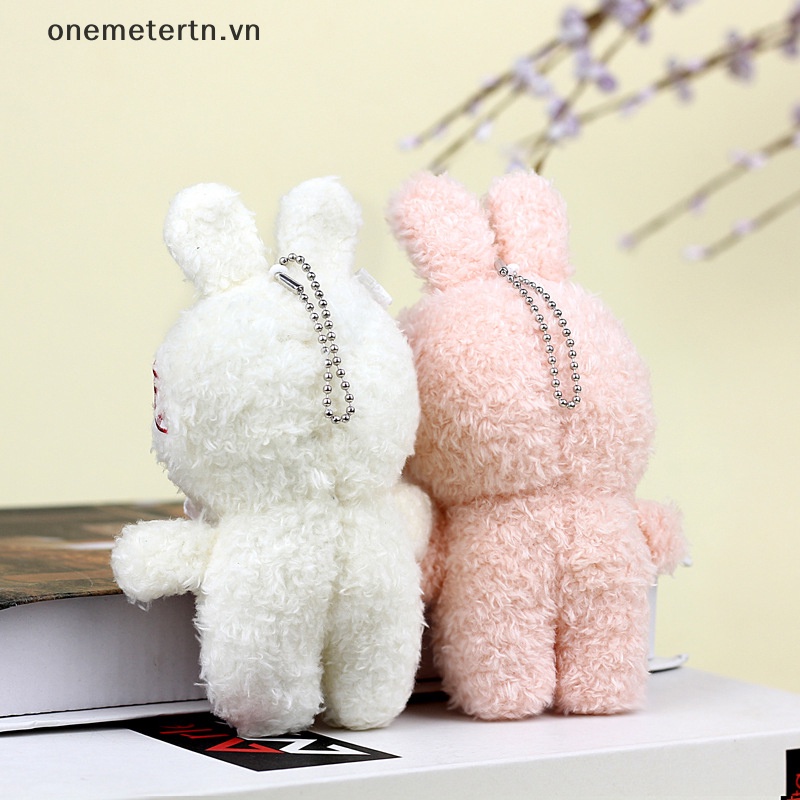 Móc Khóa Thỏ Nhồi Bông Xinh Xắn Dễ Thương