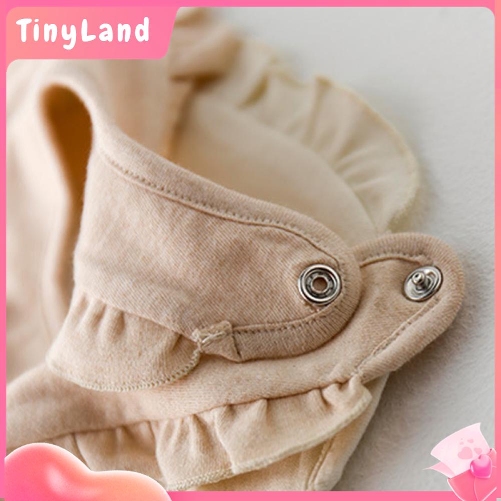 TinyLand Yếm Cho Bé Mềm Mại Nhẹ Nhàng 2 Lớp Cotton Sơ Sinh Unisex Trai Gái Mọc Răng Chảy Nước dãi