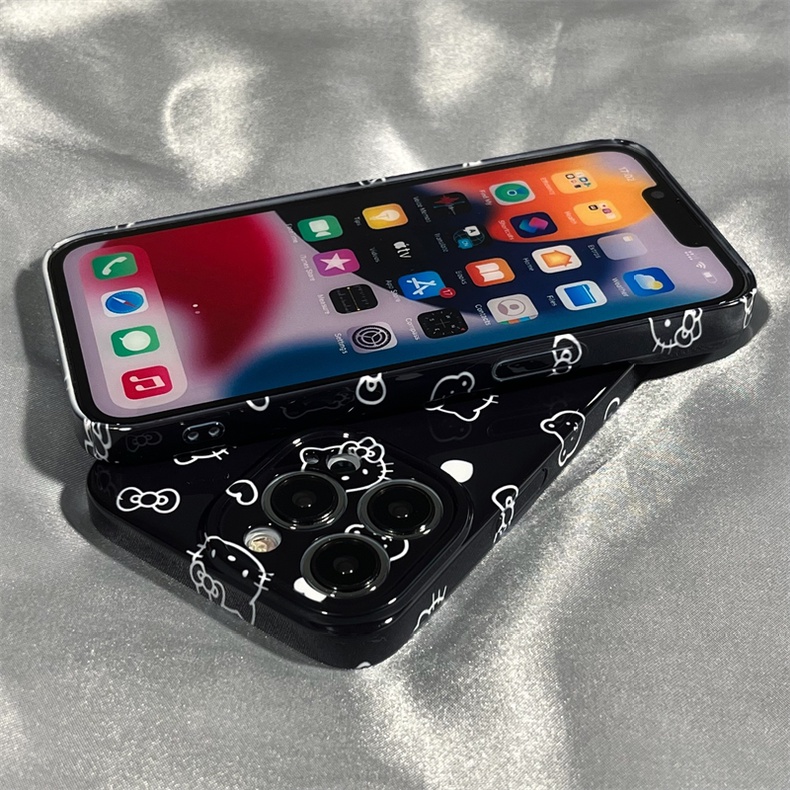 Ốp Điện Thoại Màu Đen / 11 Phong Cách Mới Cho iphone13 1214ProKT 8Max plus / XR 873V