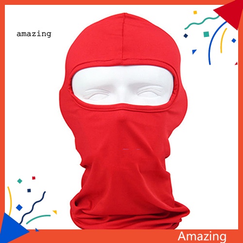 Khẩu Trang Lycra Balaclava Siêu Mỏng Bảo Vệ Toàn Diện Cổ Chống Trượt Khi Đi Xe Máy