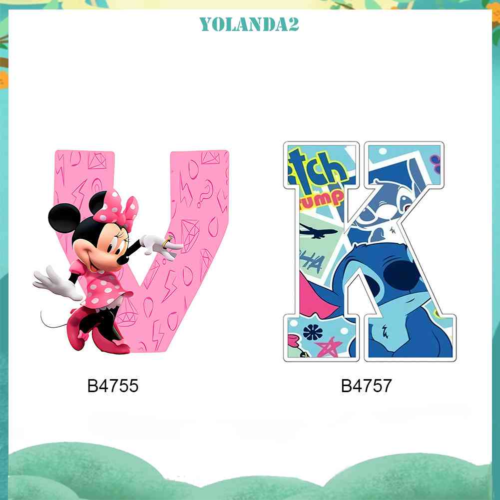 Bộ Tranh Đính Đá 5D Tự Làm Họa Tiết Chữ Disney Độc Đáo