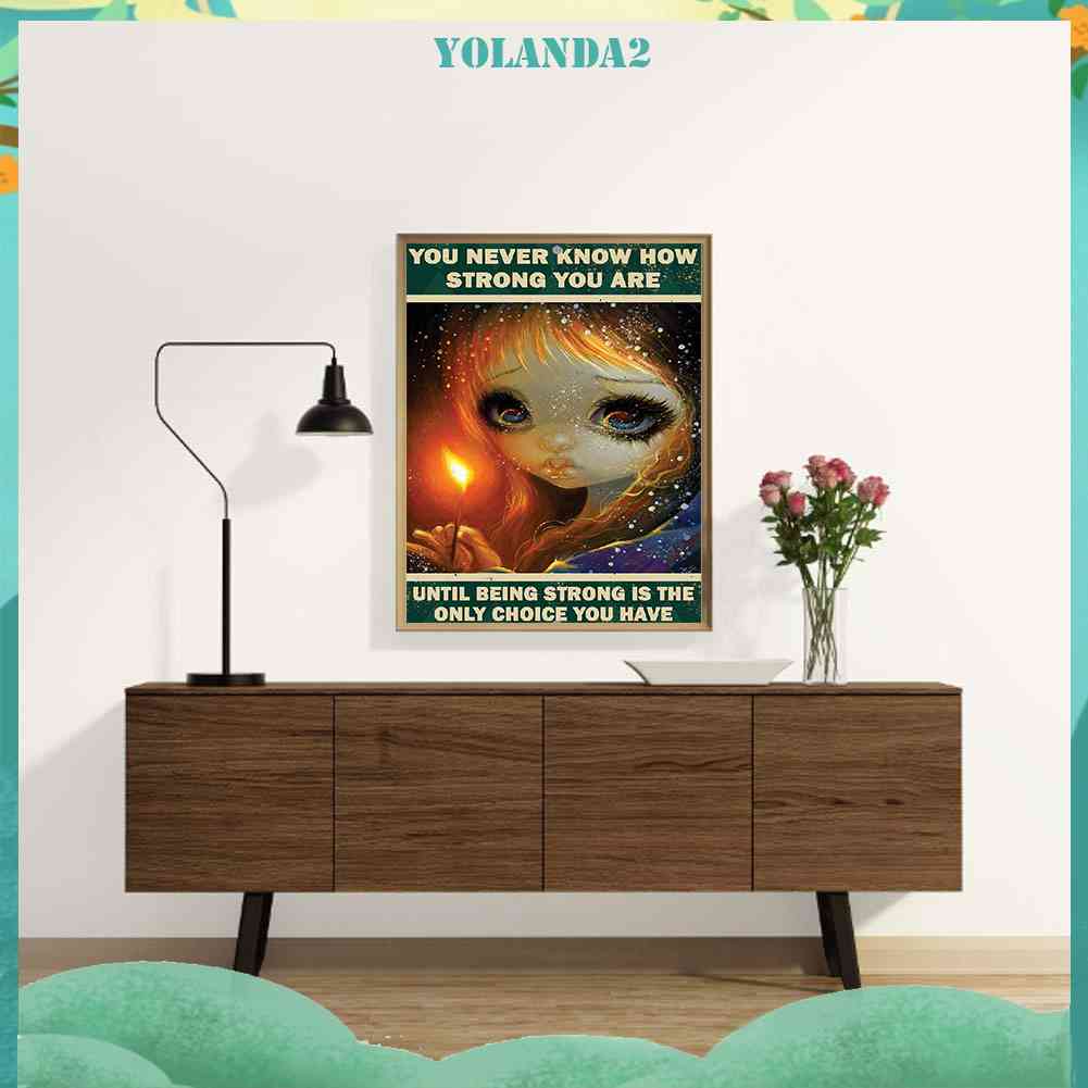 Tranh Đính Đá Kim Cương Toàn Bộ 5D DIY Hình Búp Bê